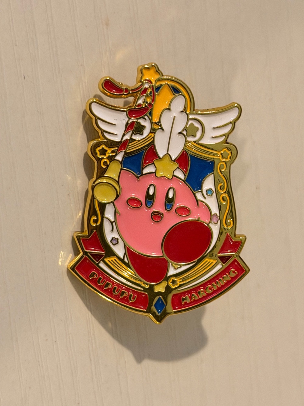 Licensed Kirby Enamel Pin Badge - ‘PuPuPu Marching’ Band Pin